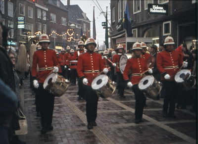 71-31 Trompetterkorps Juliana uit Middelburg tijdens de opening van de Lange-Delft-promenade te Middelburg