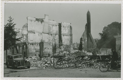 93-20 Door oorlogsgeweld verwoeste panden te Middelburg
