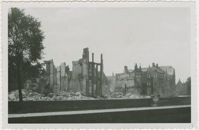 93-23 Door oorlogsgeweld verwoeste panden te Middelburg