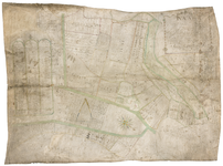 218 Reproductie van een kaart van een hofstede en land in de watering van Cadzand, gemeente Nieuwvliet [in de ...