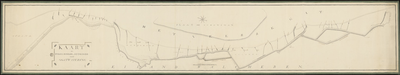 2337 Kaart van de dijken, werken en voorgronden aan de Oostwatering, 1:1728. (Laatst der 18de of begin 19de eeuw.) 1 kaart (1