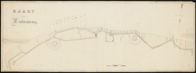 2403 (1848), met bijwerkingen van 1860. Dezelfde kaart als die, beschreven onder Inv. nr. 2402 1 kaart (1