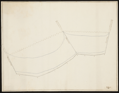 2489 (c. 1819.). Kaart van het Zuiderstrand van Westkapelsche hoofd tot Thibautshoofd, door W. V(erhulst) Nz 1 kaart (1