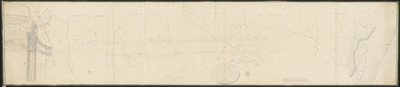 2623 1815. (Kopie van L.G. Haccou.). Kaart van het terrein tusschen de stad Middelburg en het noordelijk Sloe nabij de ...