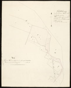 2647 1848. Schetsteekening van het fort den Haak met de daarbij gelegen gronden 1 kaart (1