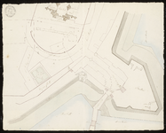 2649 Plan van de groote kerk en erven der stad Vere, die ingenomen moeten worden voor een militair hospitaal, 1812