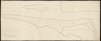 2721 (c. 1815.) (Kopie.). Kaart van het noordelijk gedeelte van het Sloe, waarop zijn aangegeven de diepten van 1815 ...