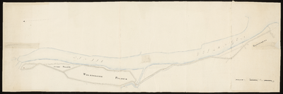 2724 (c. 1828.). Kaart van het Welsingsche kanaal, 1:2500, door H. Roelse Hz 1 kaart (1