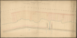 K-469 Situatieteekening van een gedeelte des zeedijks en vooroever ... waarop is aangeduid een algemeen plan van ...