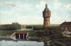 111-140 Vlissingen WatertorenGezicht op de watertoren met spui te Vlissingen