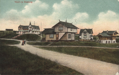 111-152 Villa's te DomburgGezicht op het Badpaviljoen te Domburg en villa's in de vorm van een wigwam