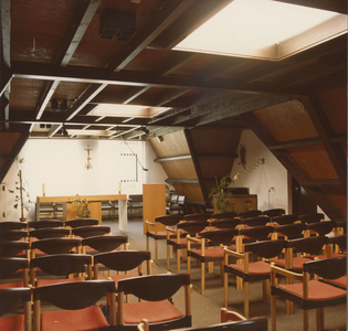 2655-17 Kapel in bejaardentehuis Sint Willibrord, Bachtensteene 1 te Middelburg, ontworpen door de architecten C.J. ...