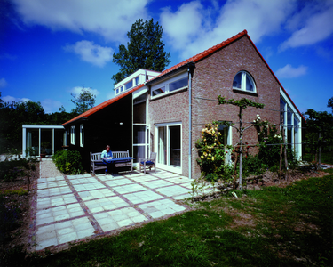 6036-1 Woning, Randduinweg 39 te Oostkapelle, ontworpen door architect B. Gillissen, in opdracht van E.P. Jansen