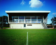 Z-47-2 Clubhuis en tribune rugbyvereniging Oemoemenoe op Sportpark De Voorborch, Breeweg 96c te Middelburg, ontworpen ...