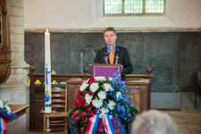 2018KAP40 Toespraak van burgemeester H. Hieltjes tijdens de dodenherdenking in de Nederlandse Hervormde kerk te Kapelle