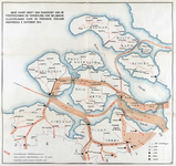 AR-0208-5-001 Kaart met een overzicht van de toestroming en verdeling van de Belgische vluchtelingen over de provincie ...