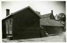 AR-0718-018 Zierikzee. Manhuisstraat. Het noodgebouw wordt afgebroken