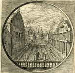 BB-0323-14 Illustratie in de Nederduytsche poëmata van Adriaen Hoffer, p. 116. Ex minimis patet ipse Deus. / .../ Siet ...