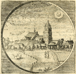 BB-0323-9 Illustratie in de Nederduytsche poëmata van Adriaen Hoffer, p. 85, bij Superstitio religioni aemula./ Het ...