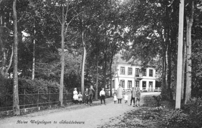 BRO-0574 Schuddebeurs. Donkereweg 45. Landhuis Welgelegen , komt voor het eerst onder die naam voor in 1760. In 1841 ...