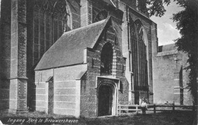 BRO-1143 Brouwershaven. Nederlands Hervormde Kerk. Sint Nicolaas kerk.