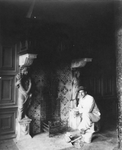 BRO-1501B Zierikzee. De prachtige schoorsteen in het statige huis 'de Mossel' aan het Kraanplein. Het pand werd in 1937 ...