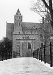 BUR-0920 Haamstede. Ring. Noordzijde van Slot Haamstede met de slotbrug