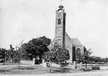 BUR-1463 Burgh. Burghse Ring. Nederlandse Hervormde Kerk, het oudste protestantse kerkgebouw van het eiland, gebouwd ...