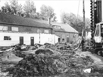 D-0067 Sirjansland. Sloop van een gedeelte van de openbare lagere school, vanwege een verbouwing.