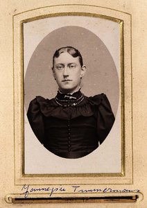 D-0245D Ouwerkerk. Adriana Pieternella Timmermans, geb. Ouwerkerk 27 januari 1870, ovl. Rotterdam. Dochter van Dingeman ...