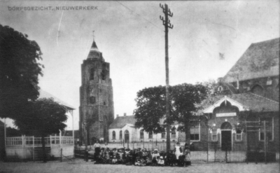 D-0934 Nieuwerkerk. Kerkring. Ned. Herv. kerk.