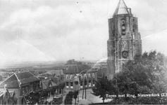 D-0987 Nieuwerkerk. Kerkring met kerktoren.