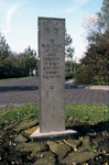 DIA-0150 Zierikzee. Grachtweg. Monument voor de joodse slachtoffers van de tweede wereldoorlog.