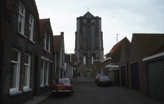 DIA-0237 Zierikzee. Slabberswerf, richting Lievenstraat.