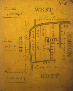 DIA-0752B Elkerzee/Duivendijke/Scharendijke. Kaartboek van Tonis van den Bout, getekend door Matth. Andree (1815). Het ...