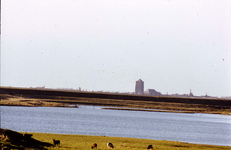 DIA-0859 Zierikzee. Gezicht vanaf de zeedijk, ter hoogte van boerderij 'Levensstrijd'.