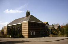 DIA-11007 Nieuwerkerk. Ooststraat. Gereformeerde kerk.