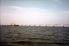 DIA-1770 Oosterschelde. Aanleg Zeelandbrug.