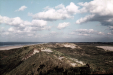 DIA-3262 Haamstede. Gezicht op duin en strand.