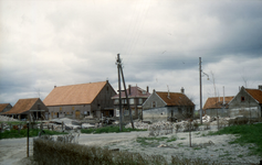 DIA-9651 Elkerzee. Elkerzeeseweg. Boerderij van Gakeer. Alles is afgebroken