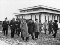 DIV-0264 Haamstede. Adriaan van der Weijdeweg. Opening pompstation De Blinkert . V.l.n.r.: P.A.A. Klok (Zierikzee), ...