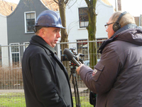 IMG-1724 Zierikzee. Nieuwe Kerk. Restauratie. Johan Maliepaard, begeleider van de restauratie namens de Stichting Oude ...