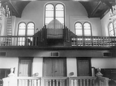KZN-1565 Kerkwerve. Ring. Orgel in de Nederlands Hervormde Kerk.