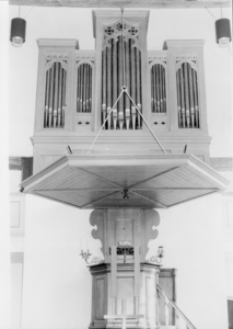 KZN-1647 Renesse. Nederlands Hervormde Jacobuskerk, Korte Reke. Oberlinger orgel na restauratie.