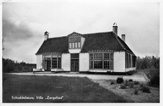 SDB-0039 Schuddebeurs. Donkereweg. Villa 'Zorgvlied' dat in 1912 is gebouwd en rond 1970 grondig verbouwd. Het landgoed ...