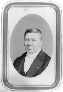SP-0123 Zierikzee. Mr. Bonifacius Christiaan Cau (1818-1882). Burgemeester van Zierikzee, 1854-1872. Voorzitter ...