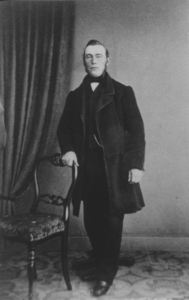 SP-0197 Elkerzee / Ellemeet. Jacob Marinus de Glopper (1825-1887). Burgemeester van Elkerzee 1860-1887, burgmeester van ...