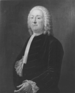 SP-0482 Zierikzee. mr. Anthonie Ockersse (1702-1758). Raad, schepen en burgemeester van Zierikzee. Schilderij door G. ...