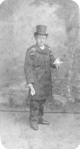 SP-0606 Zierikzee. Jan Verseput (1850-1932). Aanspreker / kuiper