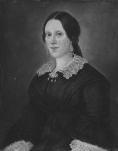 SP-0668 Oosterland. Maria Amalia van Damme (1828-1860). Echtg. van Francois Jacobus Was (1826-1900), arts te Oosterland.